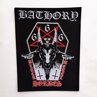 吸血女伯爵 (BATHORY) 乐队 Black Metal Horde 进口全刺绣大背标